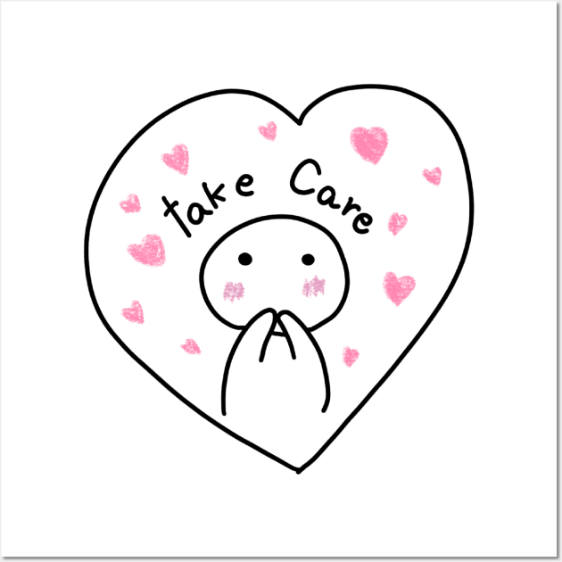 Take care Wall Art by PlantsAndCats